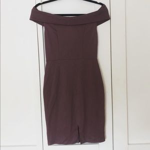 Charlotte Russe off the shoulder semi-formal dress